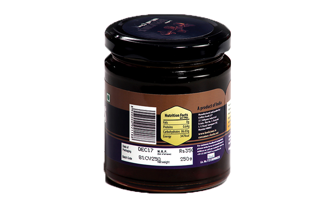 LivRite Beelicious Honey with Clove    Glass Jar  250 grams